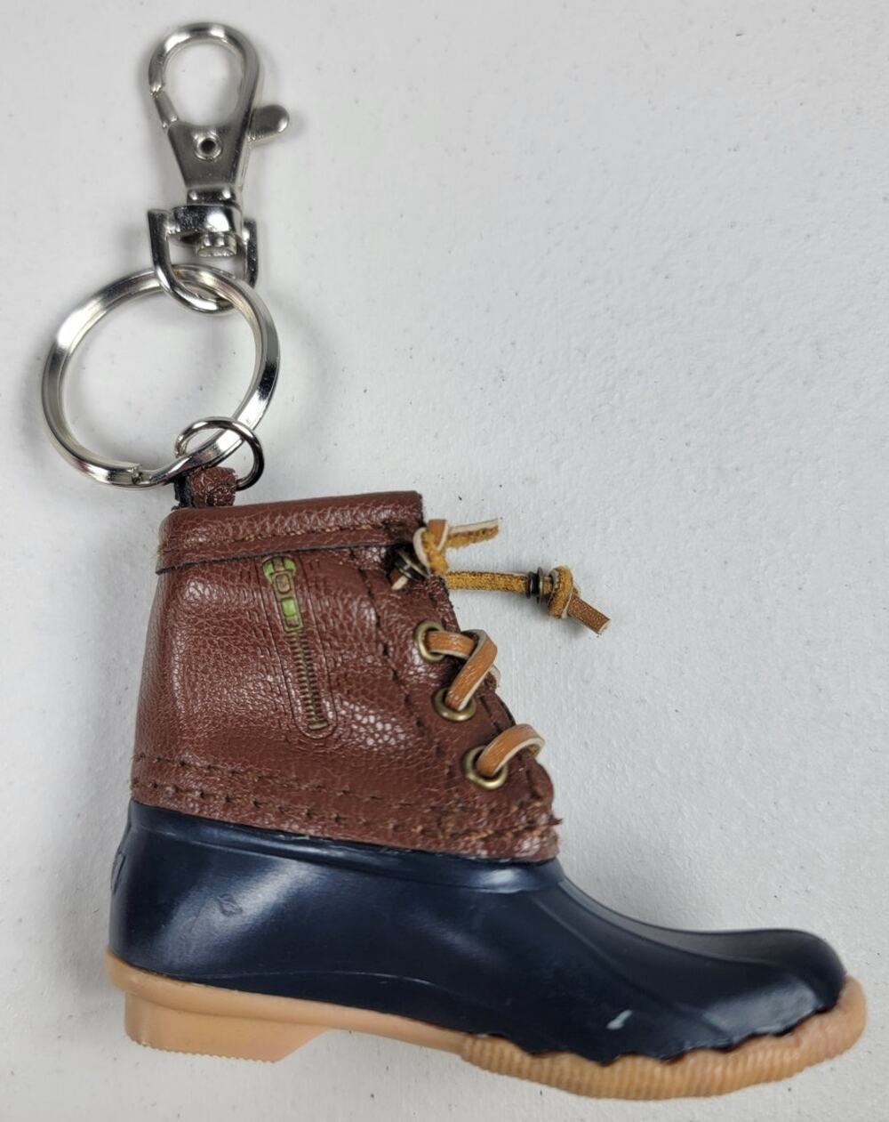Sperry Duck Boot Keychain Mini Boot Preppy Nautical